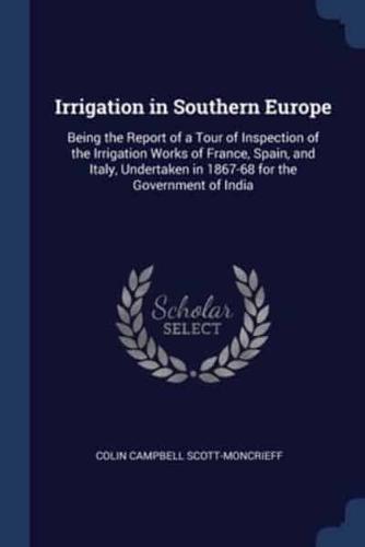 Irrigation in Southern Europe