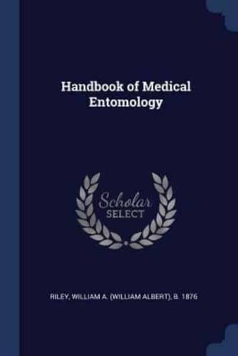 Handbook of Medical Entomology