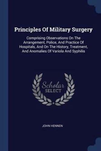 Principles Of Military Surgery