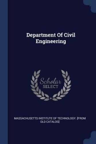 Department Of Civil Engineering