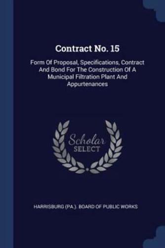 Contract No. 15