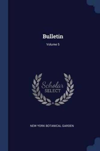 Bulletin; Volume 5