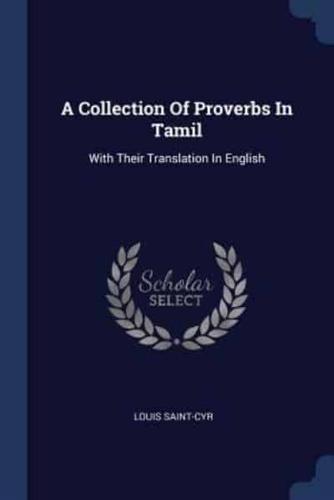 A Collection Of Proverbs In Tamil