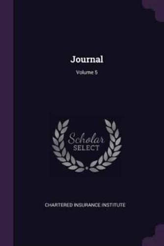 Journal; Volume 5