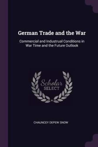 German Trade and the War