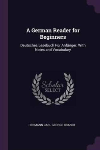 A German Reader for Beginners