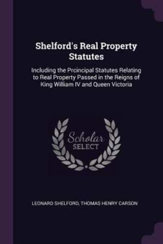 Shelford's Real Property Statutes