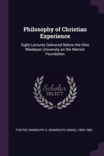 Philosophy of Christian Experience