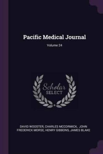 Pacific Medical Journal; Volume 24