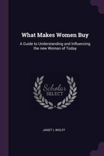 What Makes Women Buy