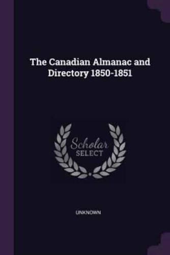 The Canadian Almanac and Directory 1850-1851