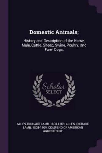 Domestic Animals;