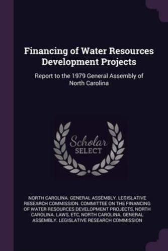 Financing of Water Resources Development Projects