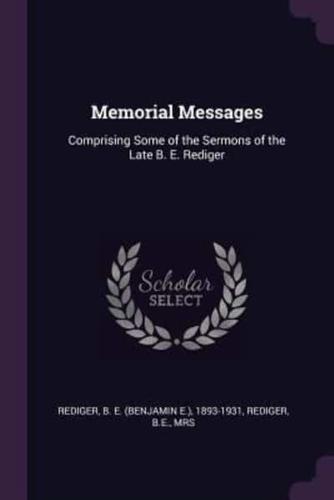 Memorial Messages