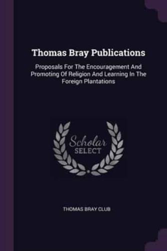 Thomas Bray Publications