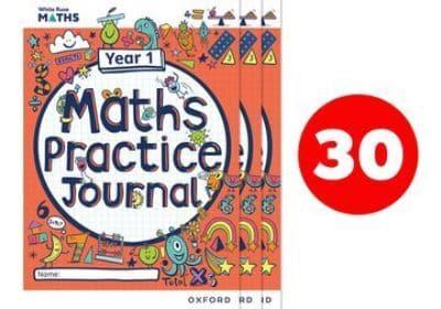 White Rose Maths Practice Journals Year 1 Workbooks: Pack of 30