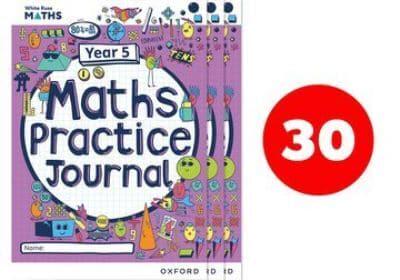 White Rose Maths Practice Journals Year 5 Workbooks: Pack of 30