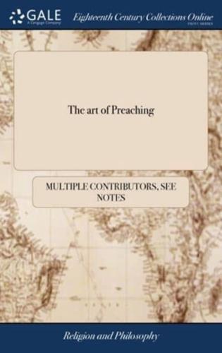 The art of Preaching: In Imitation of Horace's Art of Poetry