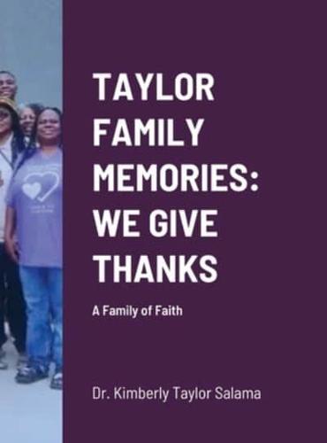 Taylor Family Memories