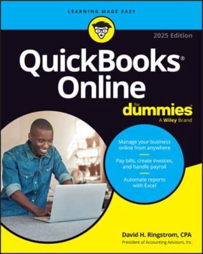 QuickBooks Online for Dummies, 2025 Edition