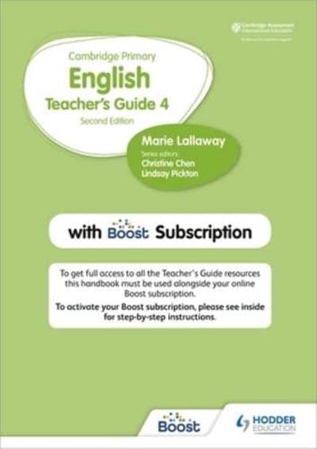 Cambridge Primary English Teacher's Guide Stage 4 With Boost Subscription