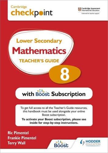 Lower Secondary Mathematics. 8 Teacher's Guide