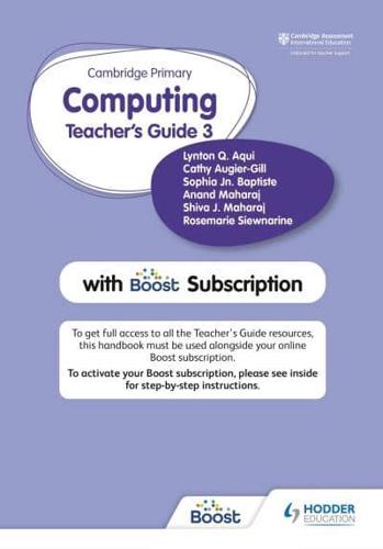 Cambridge Primary Computing. Stage 3 Teacher's Guide