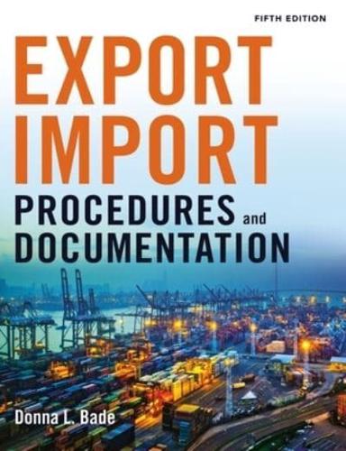 Export/Import Procedures and Documentation