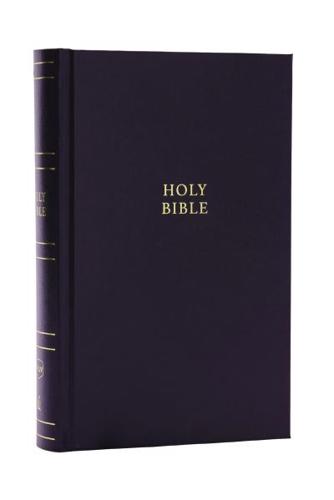 NKJV Personal Size Large Print Bible With 43,000 Cross References, Black Hardcover, Red Letter, Comfort Print