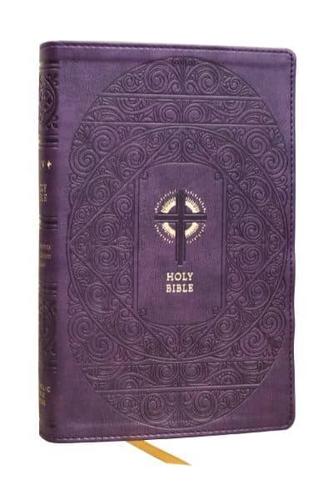 NRSVCE Sacraments of Initiation Catholic Bible, Purple Leathersoft, Comfort Print