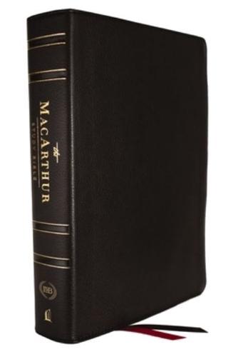 MacArthur Study Bible 2nd Edition: Unleashing God's Truth One Verse at a Time (LSB, Black Genuine Leather, Comfort Print)