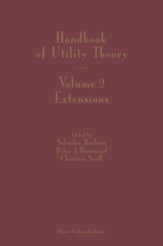 Handbook of Utility Theory