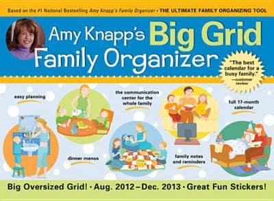 2013 Amy Knapp's Big Grid Family Wall Calendar
