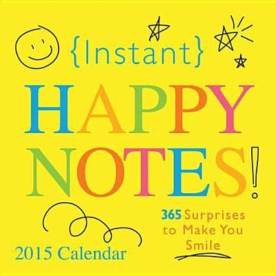 2015 Instant Happy Notes Boxed Calendar