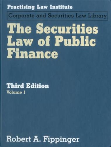 The Securities Law of Public Finance