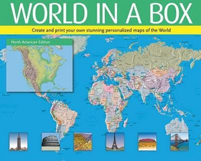 World in a Box [With CDROM and Fully-Illustrated Map-Making Instruction Book and Magnetic Inkjet Sheet, Map Pins,
