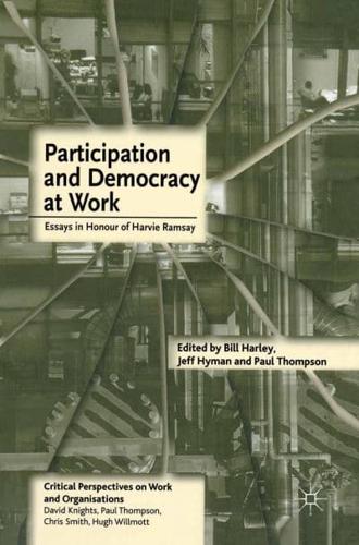 Participation and Democracy at Work