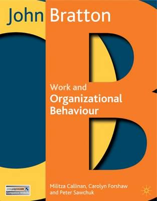 Work and Organizational Behaviour