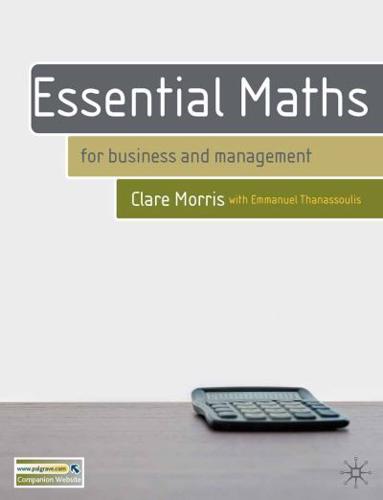 Essential Maths for Business and Management