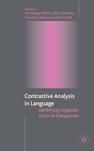 Contrastive Analysis in Language