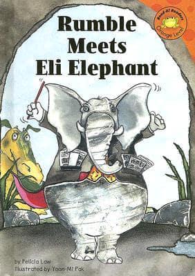 Rumble Meets Eli Elephant