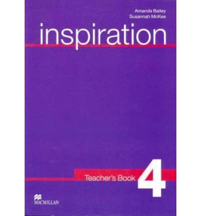 Inspiration. 4 Teacher's Book