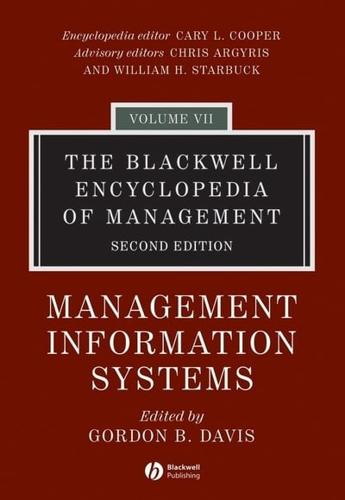 The Blackwell Encyclopedia of Management