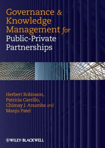 Governance & Knowledge Management for Public-Private Partnerships