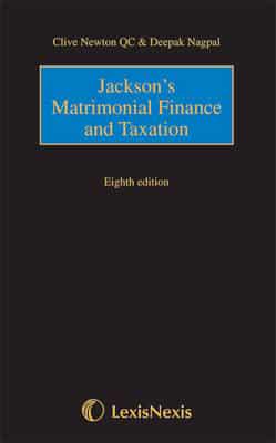 Jackson's Matrimonial Finance and Taxation