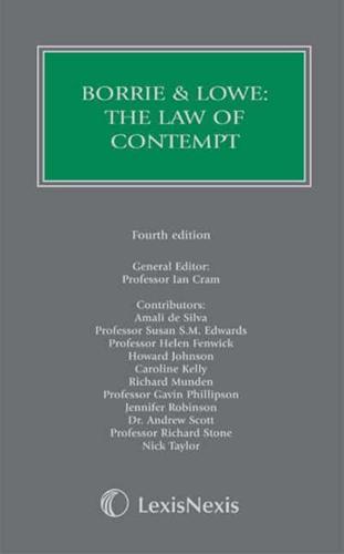 The Law of Contempt