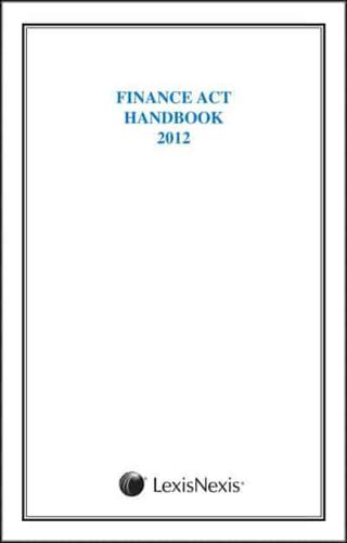 Finance Act Handbook 2012