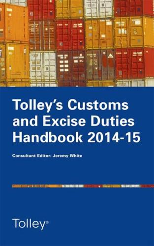 Tolley's Customs and Excise Duties Handbook Set 2014-2015