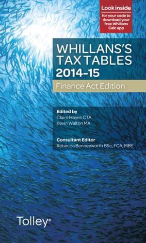 Whillans's Tax Tables, 2014-15