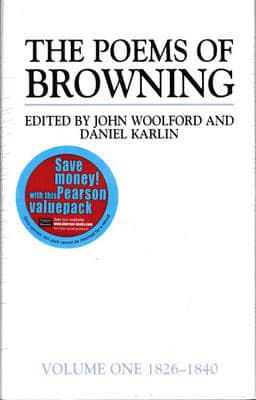 Valuepack:The Poems of Browning:Volume One:1826-1840/The Poems of Browning:Volume Two:1841-1846/The Poems of Browning:Volume 3:1846-1861